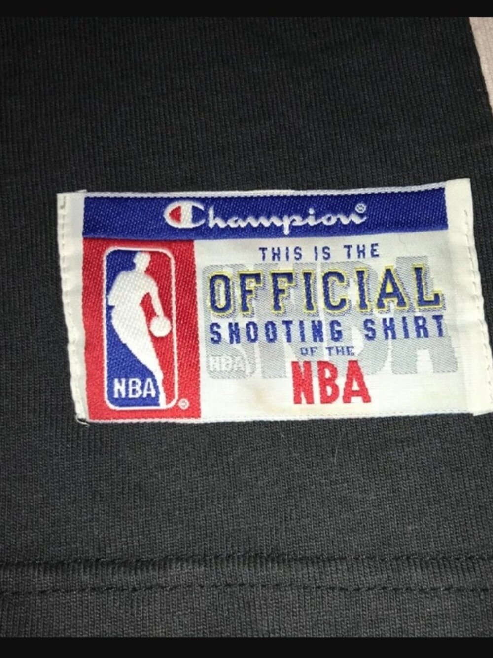 Vintage 1990s Champion Chicago Bulls NBA Official Shooting Shirt - Picture 6 of 7
